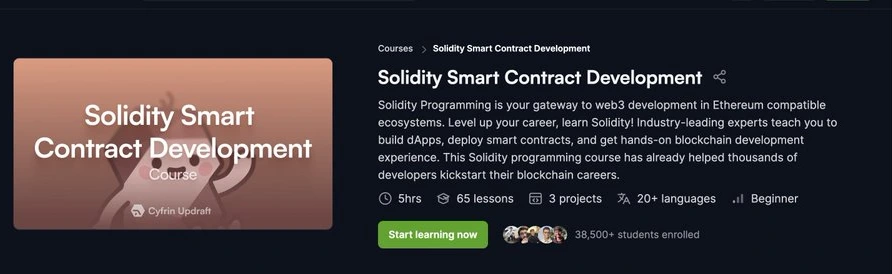 Solidity Smart Contract Development
